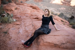 Las Vegas Senior Session in Red Rock- Lucy L Photography