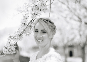 Bridal Pictures with Blossoms and Celebrate Everydayby Kait Mikayla Photography--30