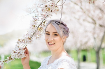 Bridal Pictures with Blossoms and Celebrate Everydayby Kait Mikayla Photography--31