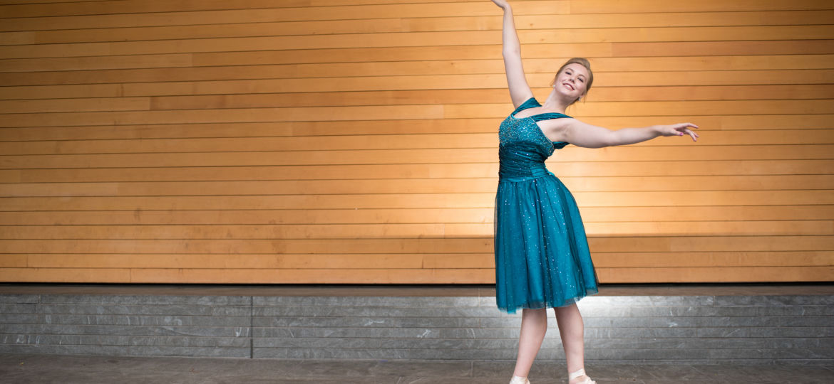 Utah Senior Shoot- Krista Ballerina in Downtown Provo by Lucy L