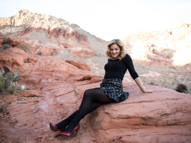Las Vegas Senior Session in Red Rock- Lucy L Photography