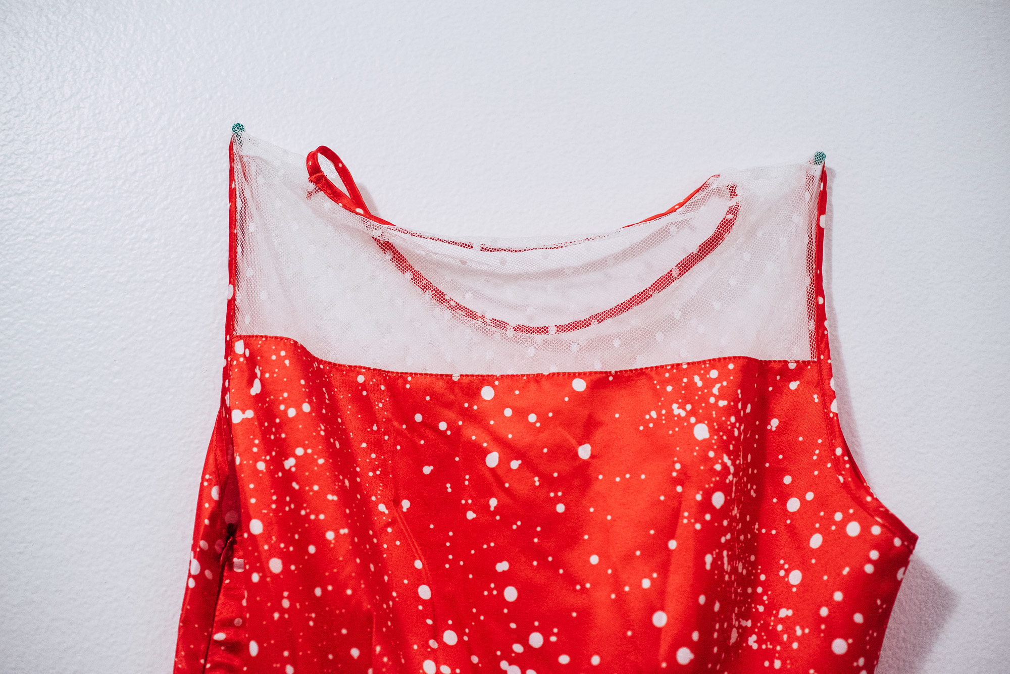 Holiday Knee-Length Red Dress Holiday Snow Scene Formal Dress for Rent- Lucy L Photography LLC-