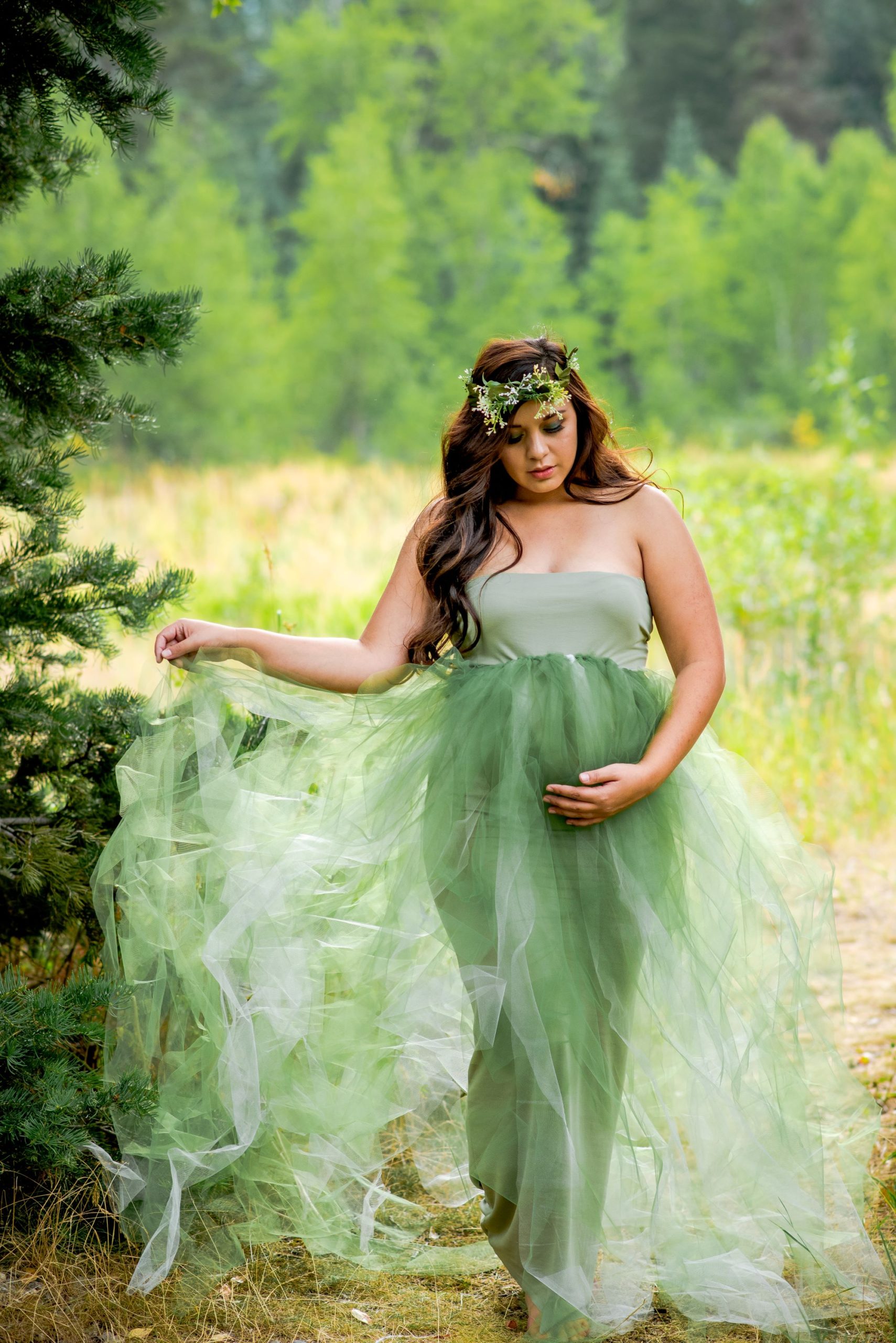 Teane Fairy Theme Maternity Shoot in Provo Canyon by Lucy L Photography LLC-9086