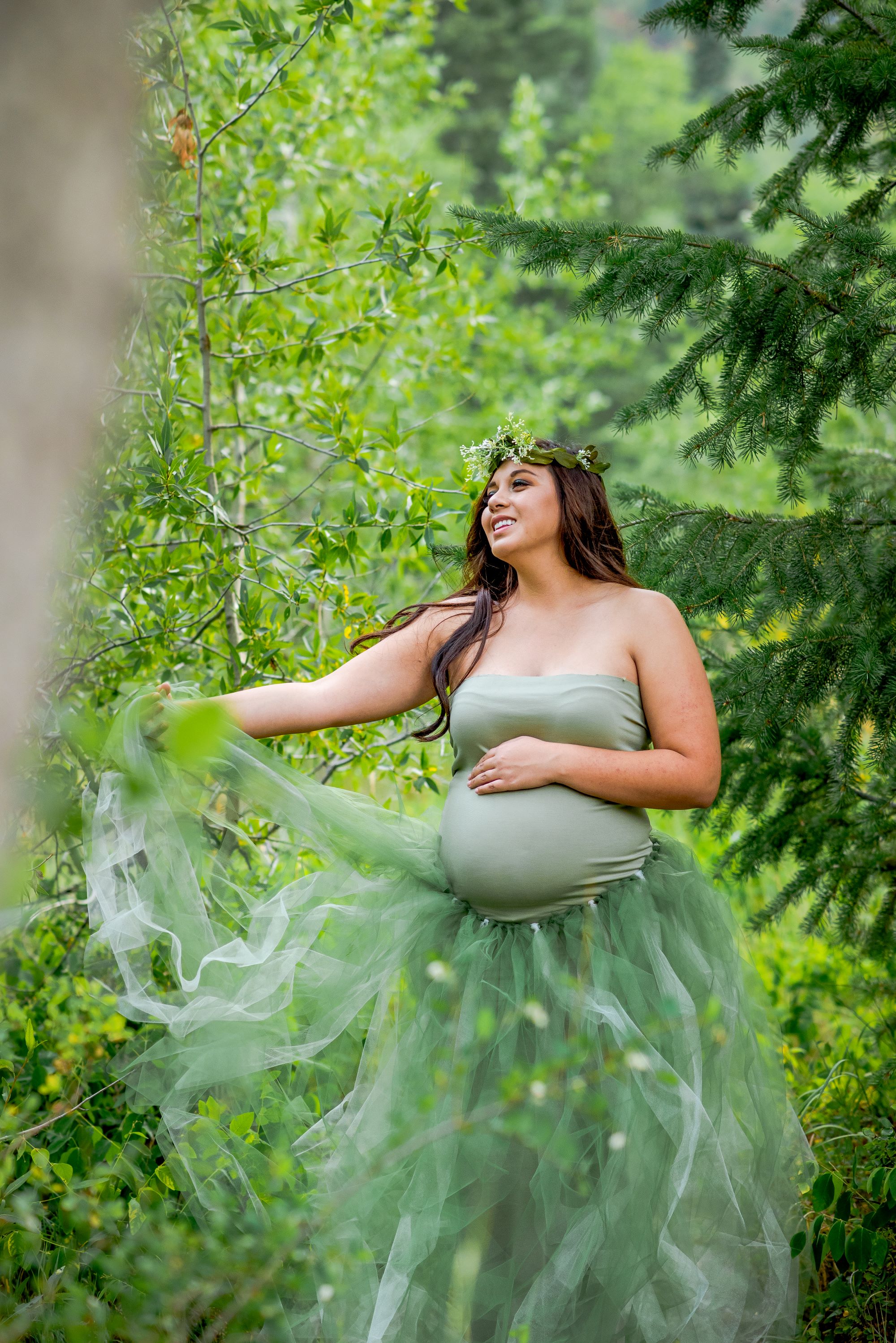 Teane Fairy Theme Maternity Shoot in Provo Canyon by Lucy L Photography LLC-9138