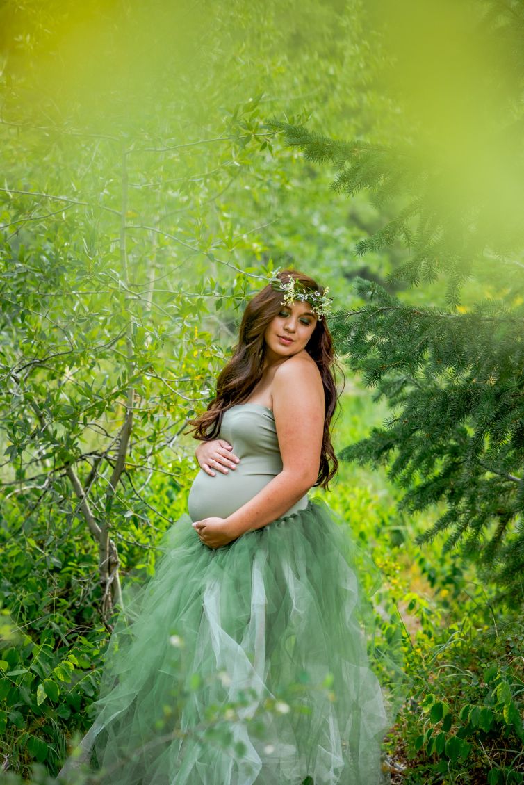 Teane Fairy Woodland Maternity Session Provo Canyon by Lucy L Photography LLC