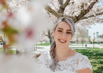 Bridal Pictures with Blossoms and Celebrate Everydayby Kait Mikayla Photography--9